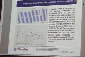 Climater presenta l'impianto di solar cooling più grande al mondo